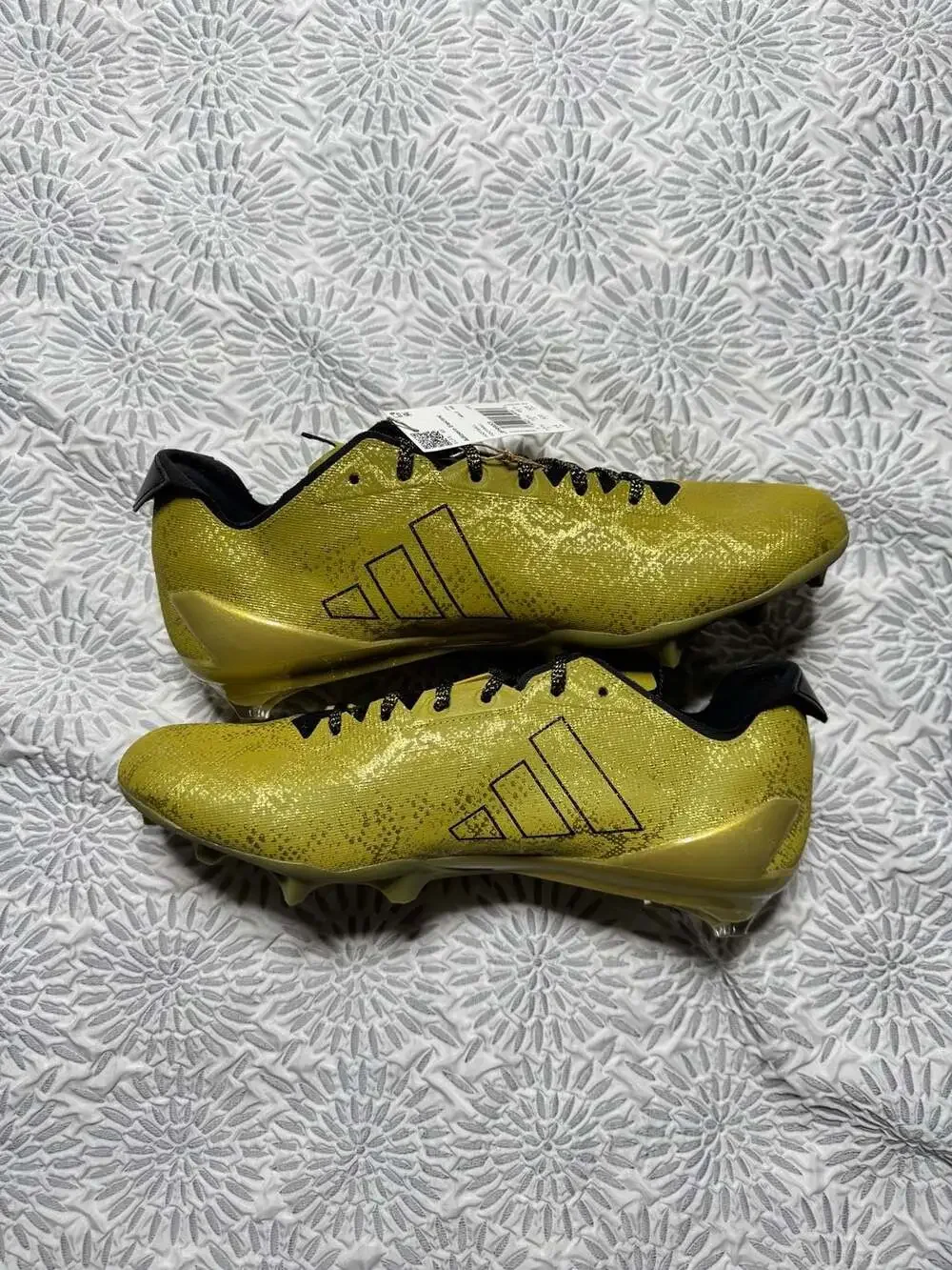 Adidas x Disney Jafar Adizero Electric Gold Football Cleats JP9953 Men's Size 14